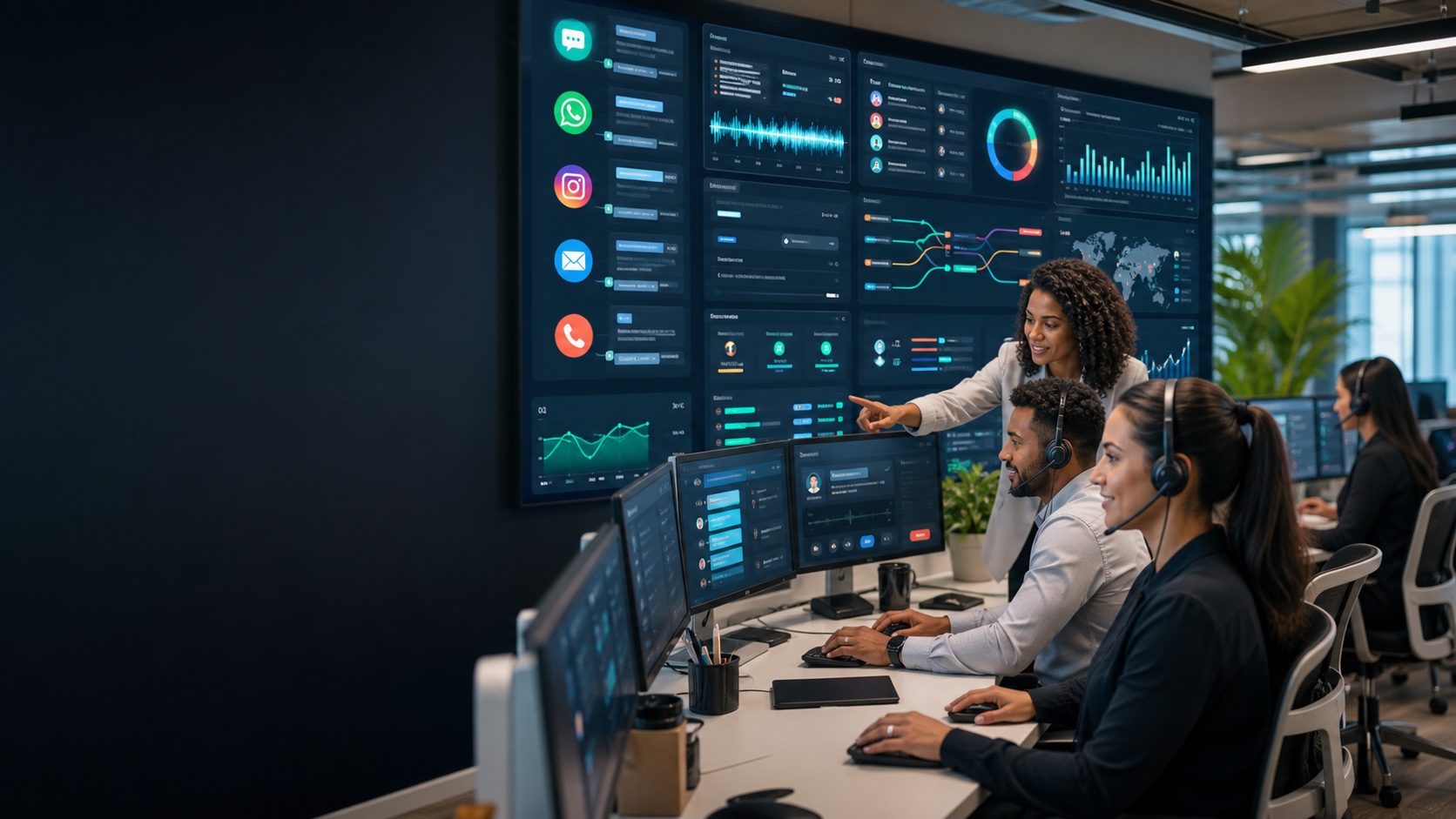 Contact Center — IA omnicanal para WhatsApp y voz